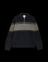 Chest Stripe Knitted Polo Shirt